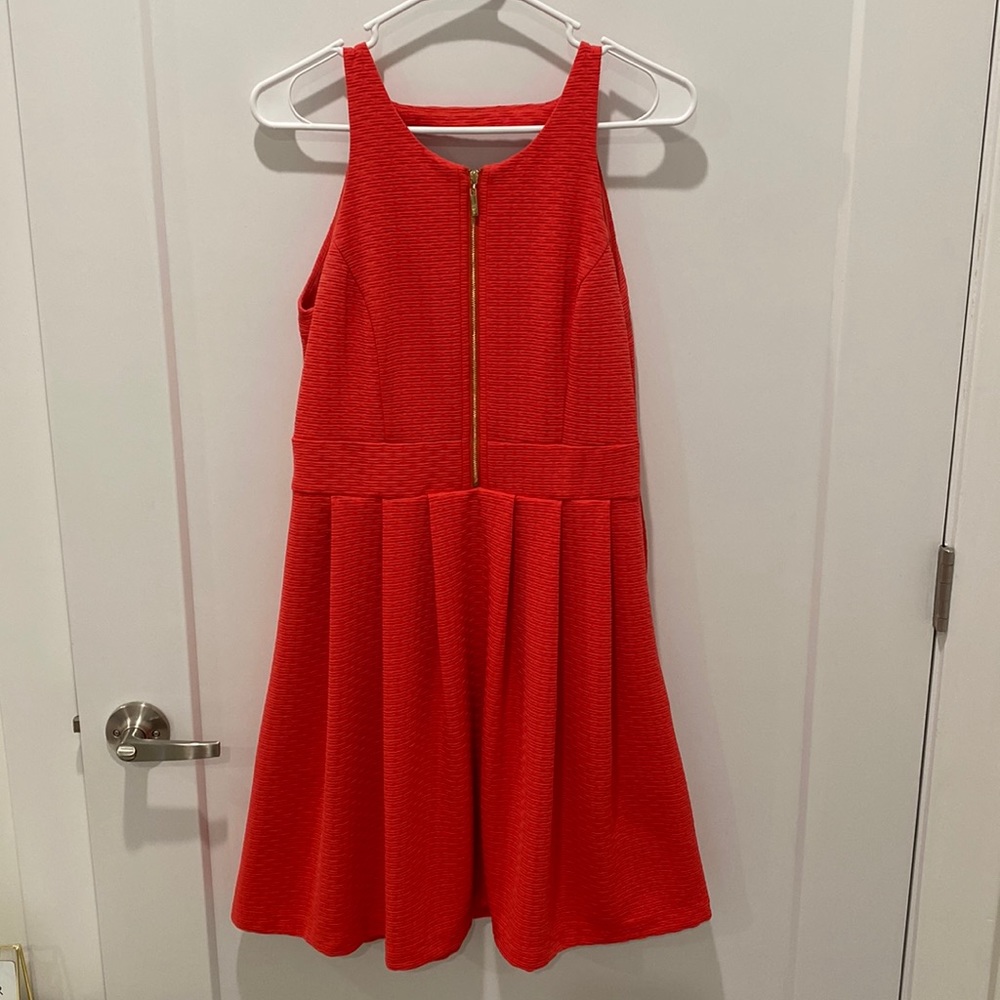 Jessica Simpson coral pink dress with pockets